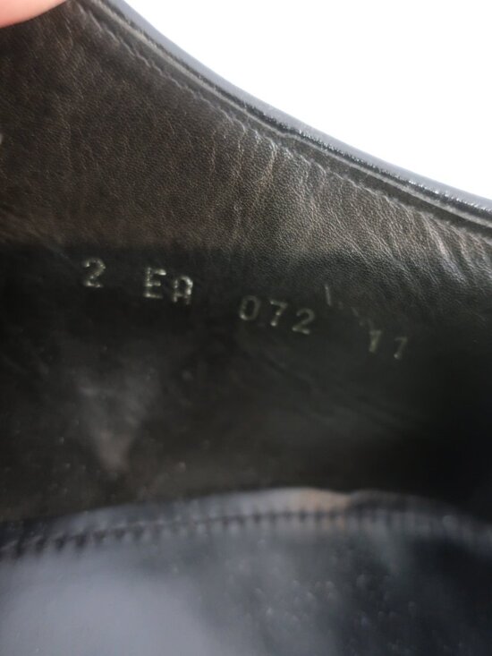 Mens Prada Black Leather Oxford Lace Up Shoes 11 main image 8
